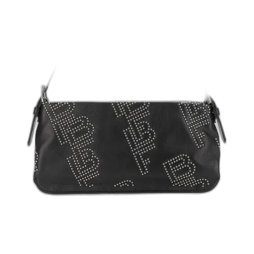 By Far Monogram Stud Shoulder Bag