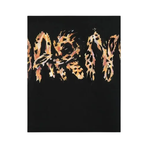 Furry-Hood Logo-Print Sweatshirt