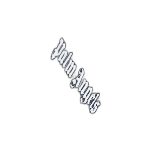 Palm Angels Kids Logo Printed Long Sleeved Hoodie