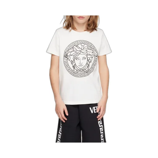 Versace Kids Medusa Printed Crewneck T-Shirt