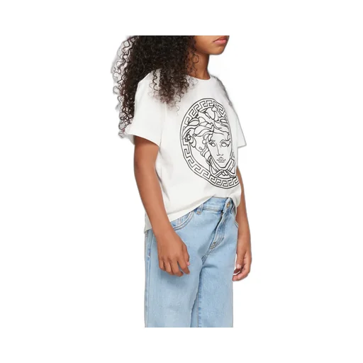 Versace Kids Medusa Printed Crewneck T-Shirt