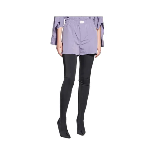 Elasticated-Waist Shorts