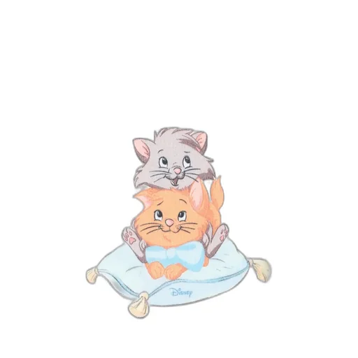 Aristocats-Print Detail Babygrow