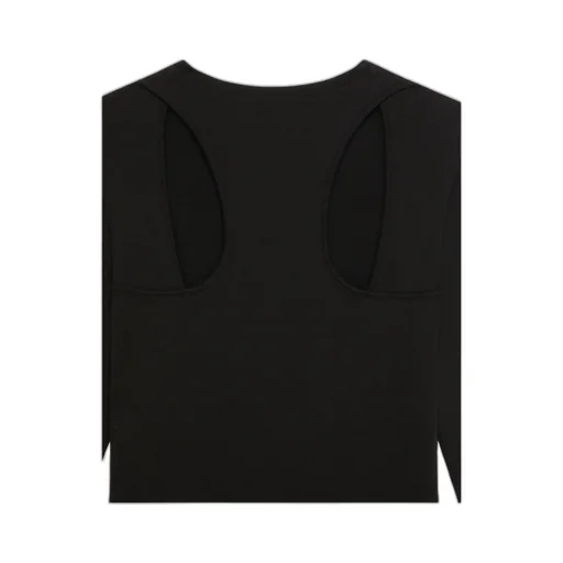 Top In Jersey With Graphic Cuts