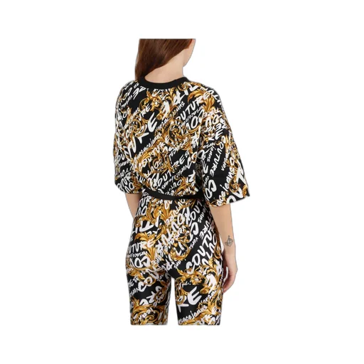 Versace Jeans Couture Baroque Printed Cropped Top