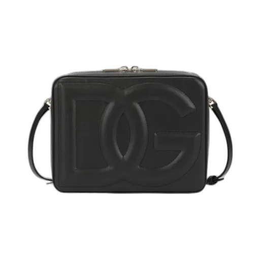 Dolce & Gabbana Logo Embossed Medium Camera Bag