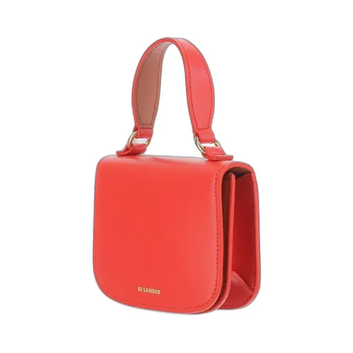 Jil Sander Logo Print Top Handle Shoulder Bag