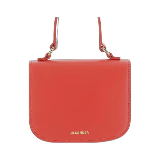 Jil Sander Logo Print Top Handle Shoulder Bag