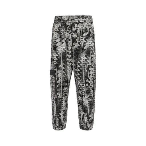 Cargo Pants With Balmain Monogram
