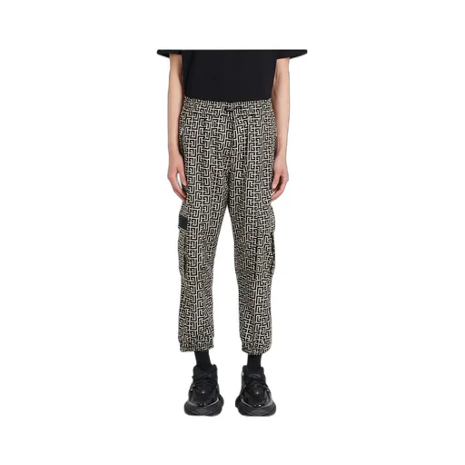 Cargo Pants With Balmain Monogram