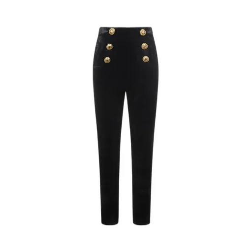 Skinny Velvet Trousers