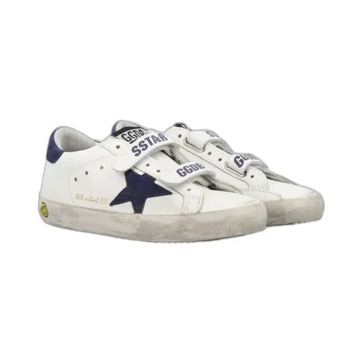 Golden Goose Kids Old School Touch-Strap Sneakers