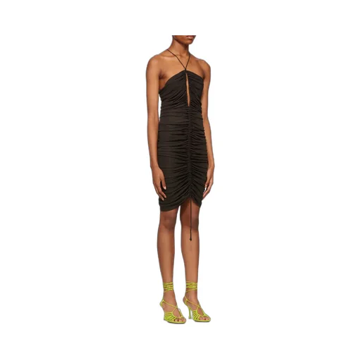 Lightweight Viscose Neck Knitted Dress