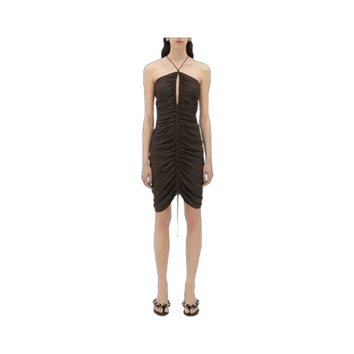 Lightweight Viscose Neck Knitted Dress