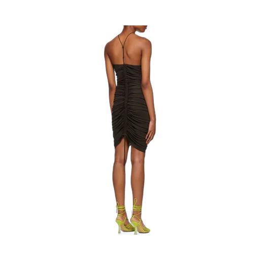Lightweight Viscose Neck Knitted Dress