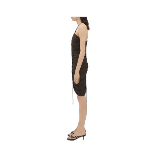 Lightweight Viscose Neck Knitted Dress