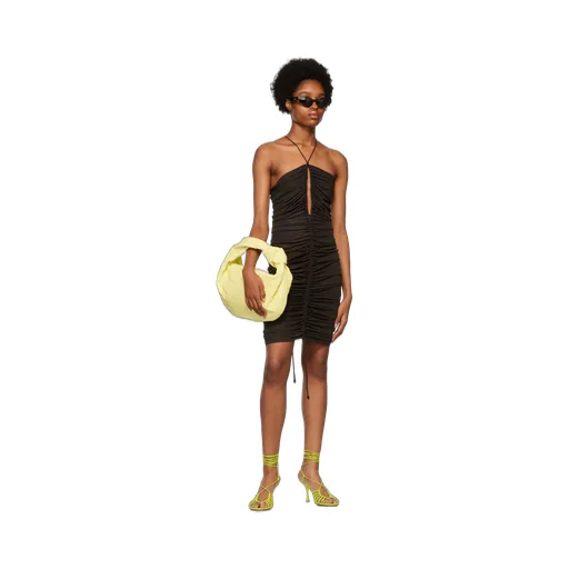 Lightweight Viscose Neck Knitted Dress