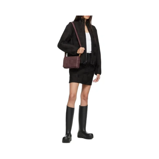 Drawstring Mini Skirt