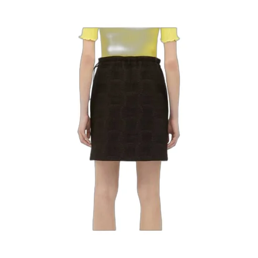 Drawstring Mini Skirt