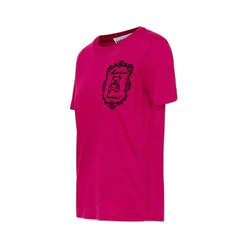 Moschino Logo Embroidered Crewneck T-Shirt