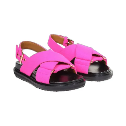 Marni Crossover Strap Sandals