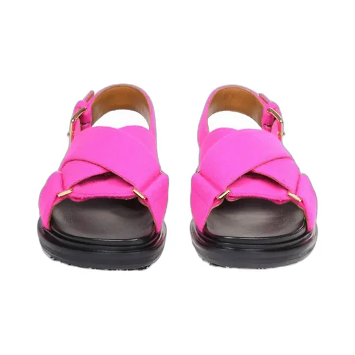 Marni Crossover Strap Sandals