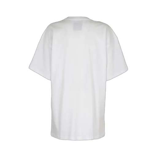 Flocked-Teddy Logo T-Shirt