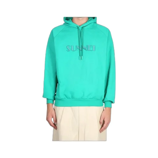 Sunnei Logo-Embroidered Hoodie