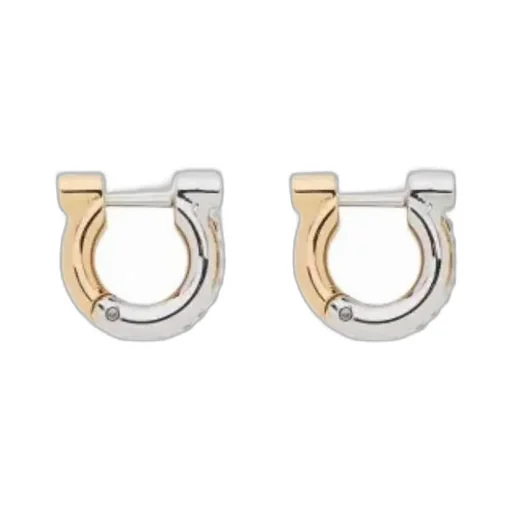 Salvatore Ferragamo Gancini Embellished Earrings