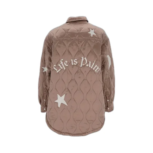Life Is Palm Quilted Jacket
