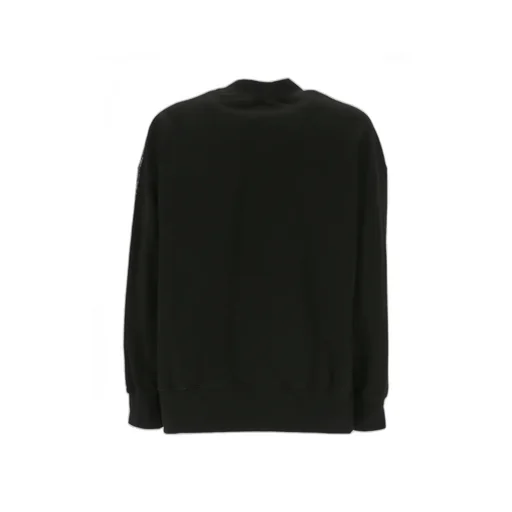Glitter Logo Detail Crew-Neck Sweatshirt