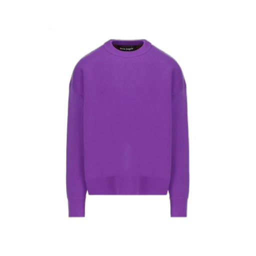 Palm Angels Palm Tree Intarsia Knit Crewneck Jumper