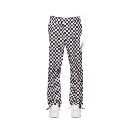 Damier-Print Track Pants