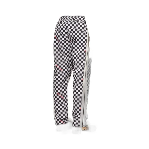 Damier-Print Track Pants