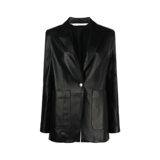 Palm Angels Leather Track Blazer