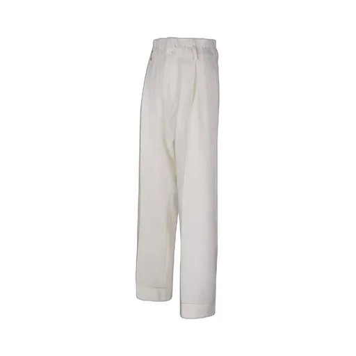 Pleated Straight Trousers