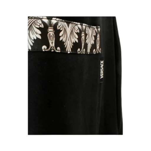 Versace Rear Baroque-Printed Elasticated Waistband Trousers