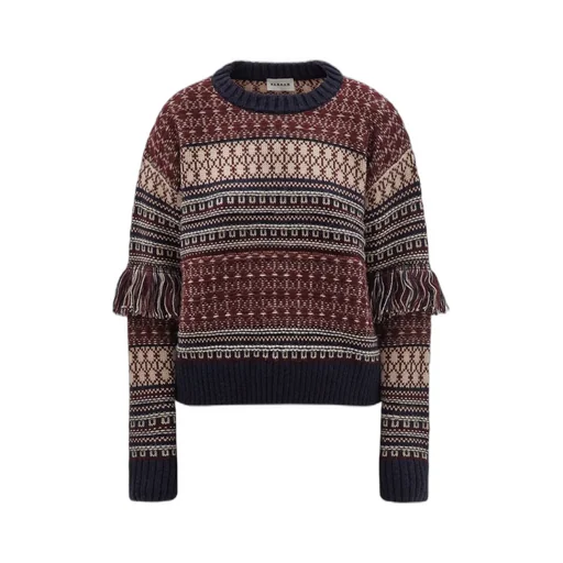 Pattern Knitted Sweater