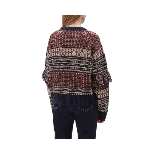 Pattern Knitted Sweater