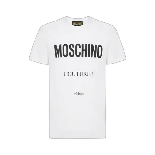 Moschino Logo Printed Crewneck T-Shirt