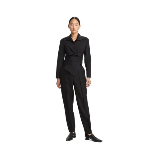 Tory Burch High-Waist Tapered Tailored Trousers