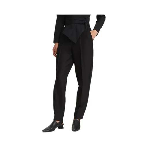 Tory Burch High-Waist Tapered Tailored Trousers