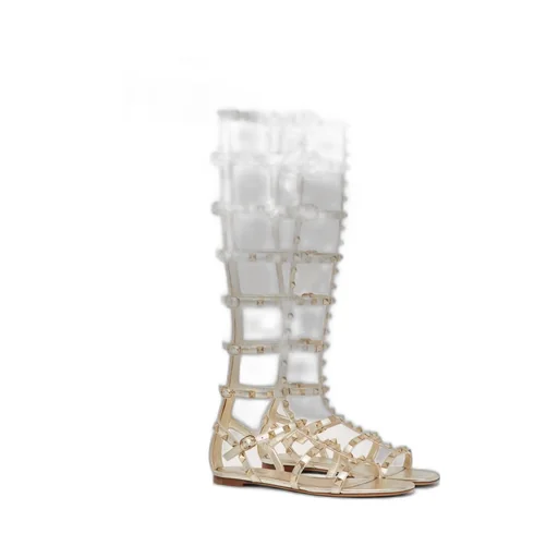 Rivet Flat Sandals