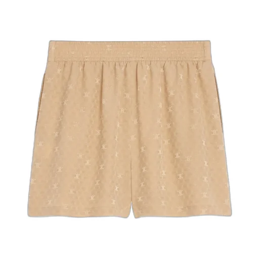 Shorts In Shiny Matte Silk