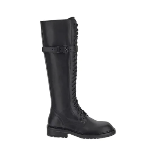 Ann Demeulemeester Rounded Toe Knee-High Boots