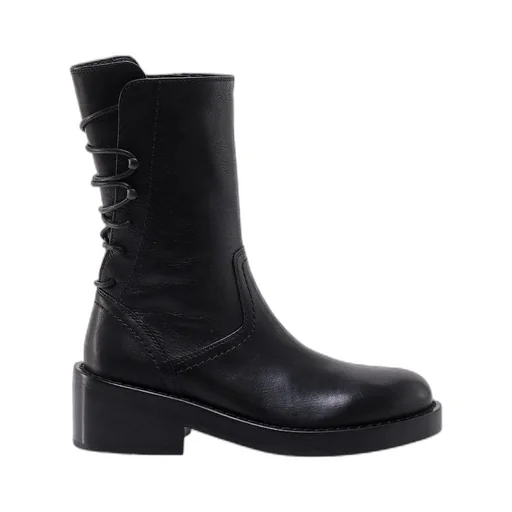 Ann Demeulemeester Back Lace-Up Ankle Boots