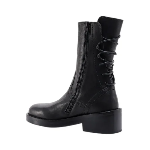 Ann Demeulemeester Back Lace-Up Ankle Boots
