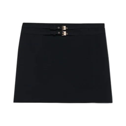 Blumarine Belt Detailed Skirt