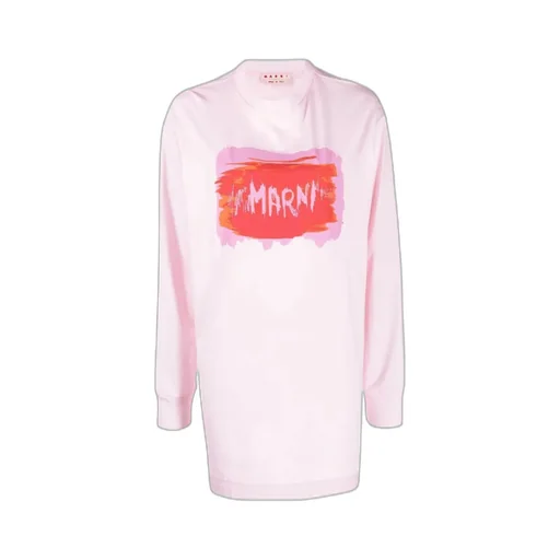 Logo-Print Long-Sleeved Top