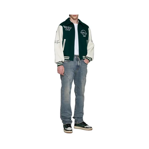 Panelled Bomber Jacket